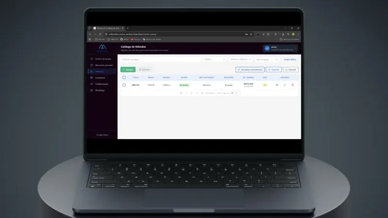 Millennium Access Control: gestión de colaboradores, visitantes y vehículos autorizados