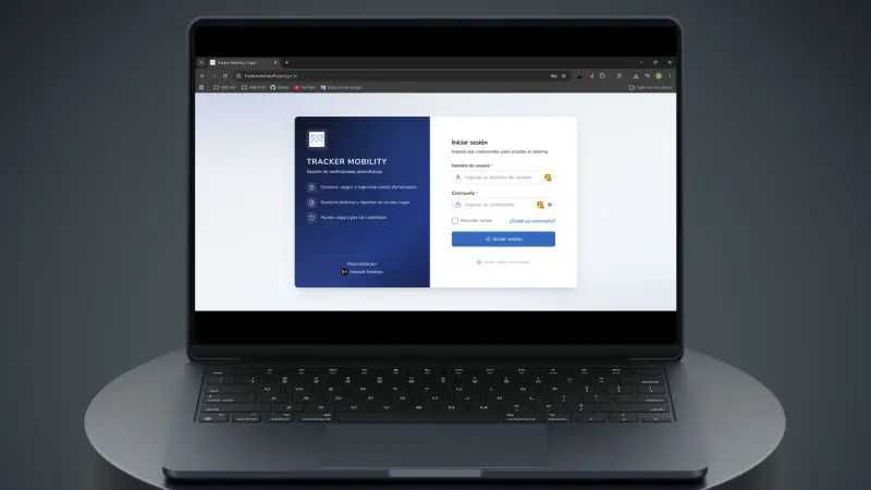 Tracker Mobility: dashboard operativo con KPIs y resumen de órdenes de verificación