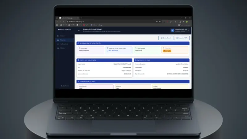Tracker Mobility: asignación de verificador y seguimiento del estado de la visita