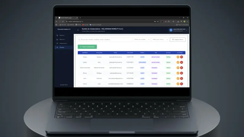 Tracker Mobility: flujo completo de cierre de orden con trazabilidad por etapa